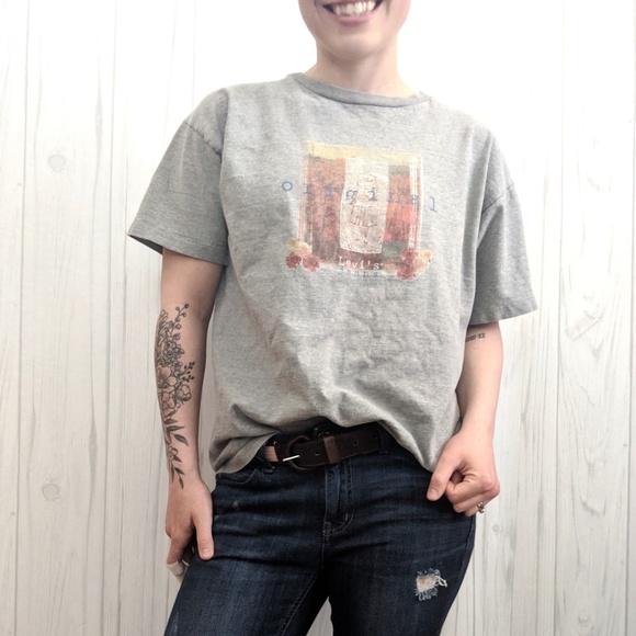 Levi's Tops - Vintage Original Levi's Jeans Single Stitch Tshirt